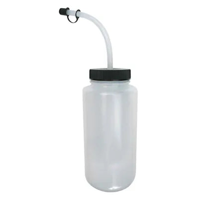 Water Bottle - Clear with Straw